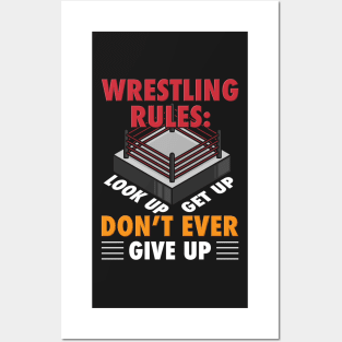 WRESTLING: Wrestling Rules Posters and Art